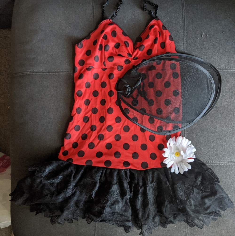 Halloween lady bug costume size S